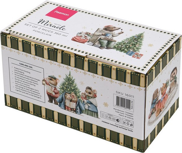 Набор кружек Fissman Miracle / 16011