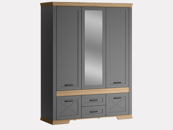 Шкаф Black Red White Marselle / SZF5D2S