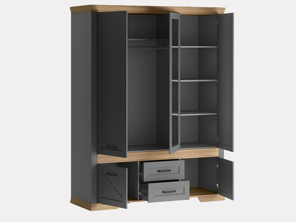 Шкаф Black Red White Marselle / SZF5D2S