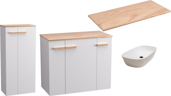 Комплект мебели для ванной Lauter Adri тумба, столешница, раковина 21393-70 - фото