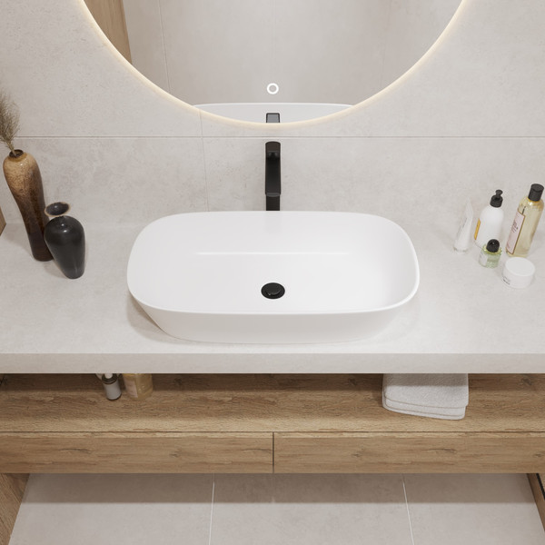 Комплект мебели для ванной Lauter Adri тумба, столешница, раковина 21393-70