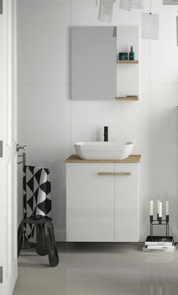 Комплект мебели для ванной Lauter Adri тумба, столешница, раковина 21393-70