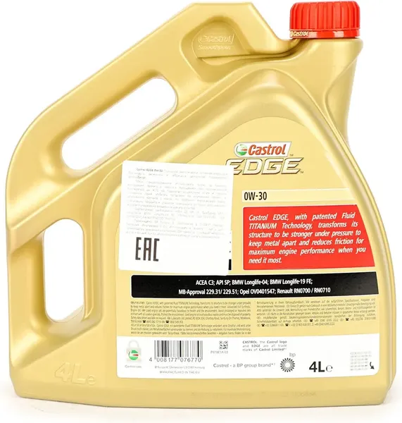 Моторное масло Castrol Edge C3 0W30