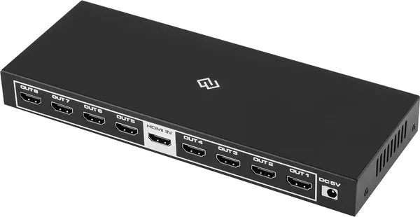 Сплиттер Digma DHSP-v2x8 HDMI (f)/8xHDMI (f)