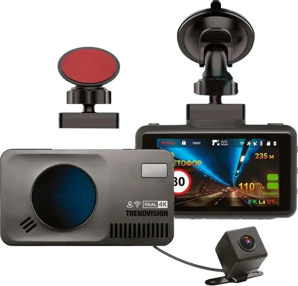 Автомобильный видеорегистратор TrendVision DriveCam Real 4K Signature - фото