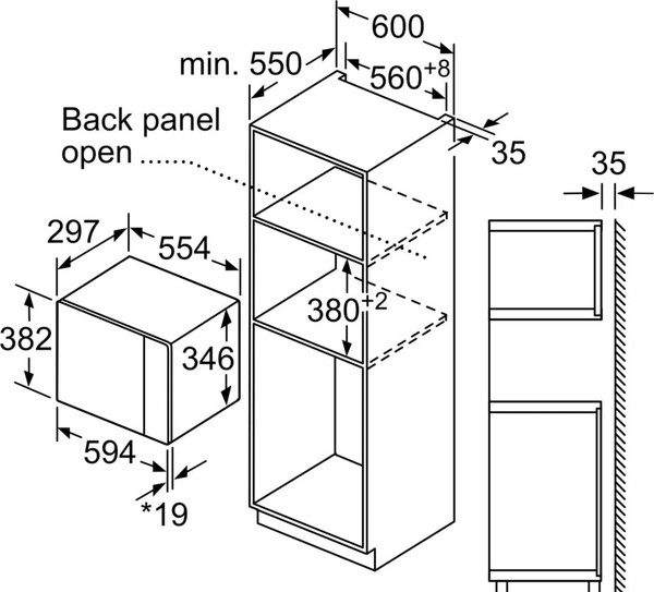 Микроволновая печь Bosch BFL524MB2