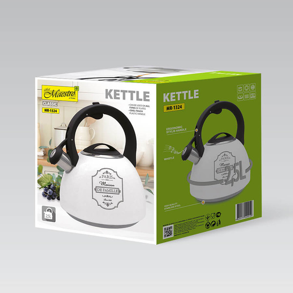 Чайник со свистком Maestro Mr-1324