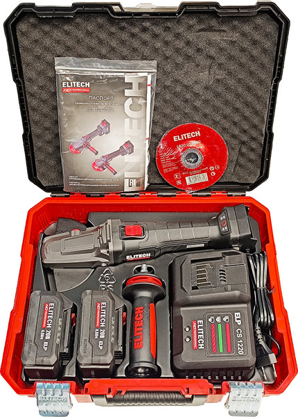 Угловая шлифовальная машина Elitech CAG 2012DSL / 210319