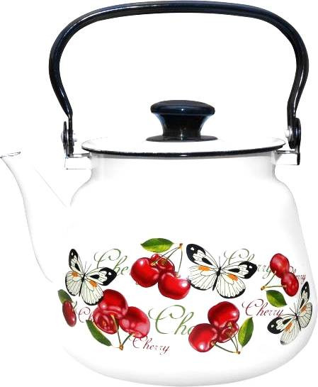 Чайник КМЗ Черешенка / 43504-132/6БлЧер - фото