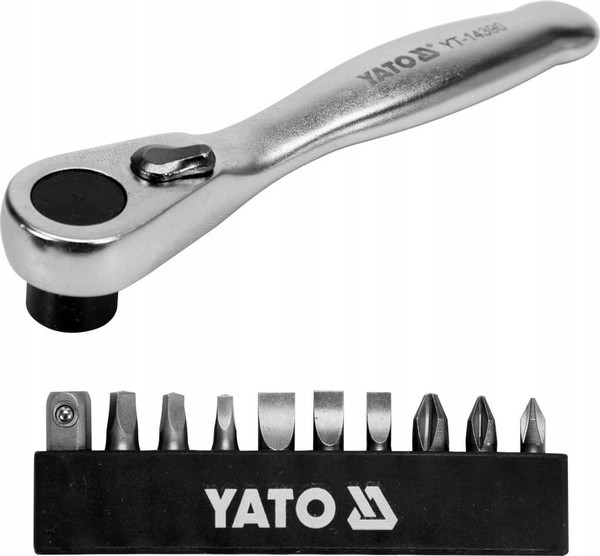 Набор бит Yato С трещоткой 1/4