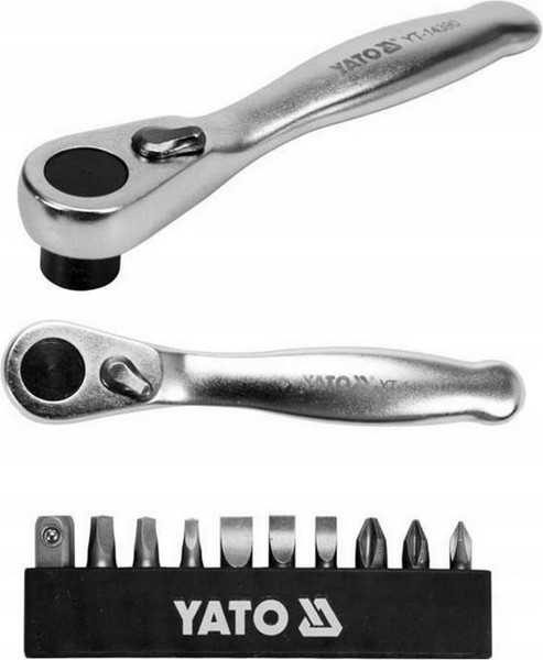 Набор бит Yato С трещоткой 1/4