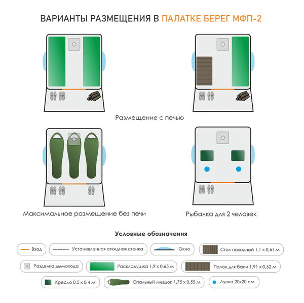 Палатка Берег МФП-2