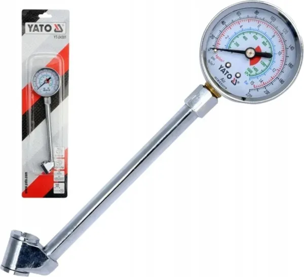 Манометр шинный Yato Для грузовых автомобилей YT-24301