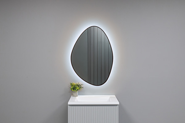 Зеркало Silver Mirrors Lucas Black-ТХ 60x85 / LED-00003110