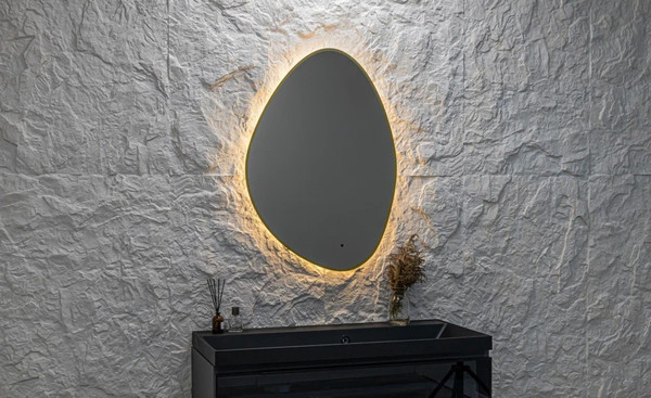 Зеркало Silver Mirrors Lucas Gold-ТХ 60x85 / LED-00003130