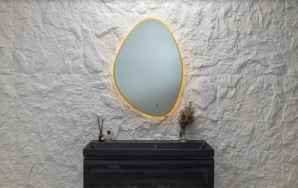 Зеркало Silver Mirrors Lucas Gold-ТХ 70x100 / LED-00003131 - фото