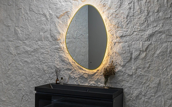 Зеркало Silver Mirrors Lucas Gold-ТХ 70x100 / LED-00003131