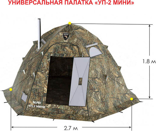 Палатка Берег УП-2 Мини