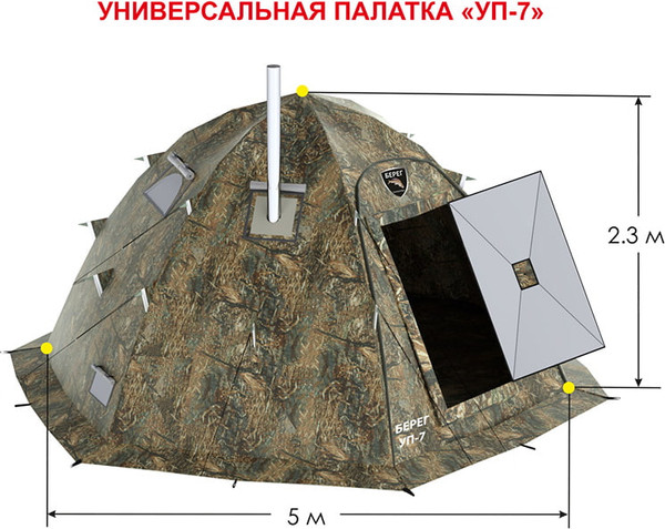 Палатка Берег УП-7