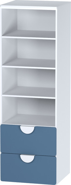 Стеллаж Mebelain Пикси 180 с 2 ящиками - фото