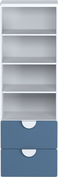 Стеллаж Mebelain Пикси 180 с 2 ящиками