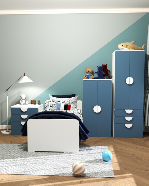 Шкаф Mebelain Пикси 120 со штангой