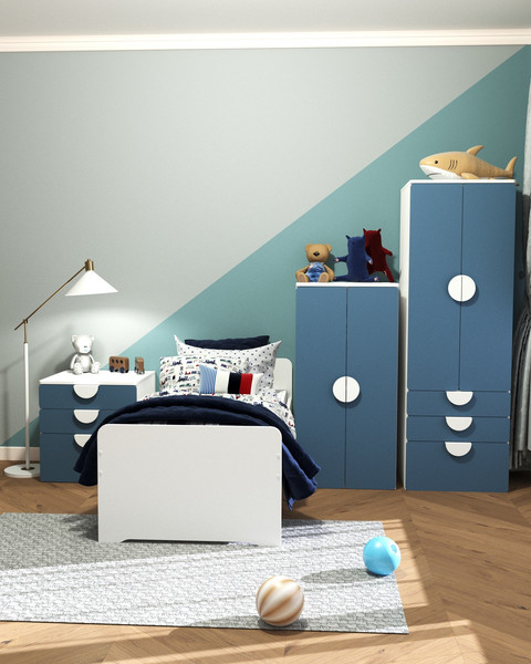 Шкаф Mebelain Пикси 180 с 3 ящиками