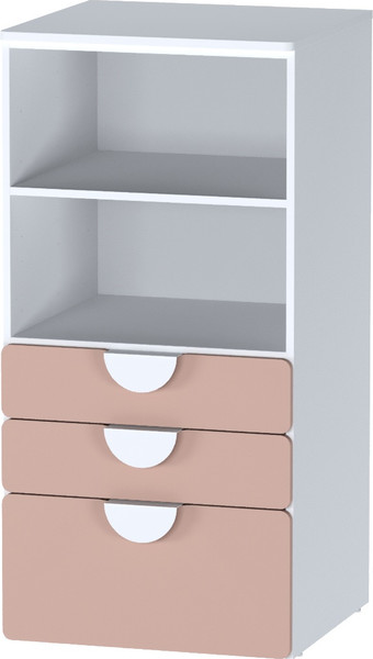 Стеллаж Mebelain Пикси 120 с 3 ящиками - фото