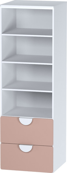 Стеллаж Mebelain Пикси 180 с 2 ящиками - фото