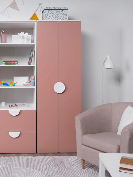 Шкаф Mebelain Пикси 180 со штангой