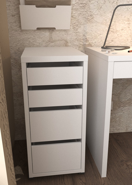 Тумба Mebelain Компи 4 ящика на колесиках