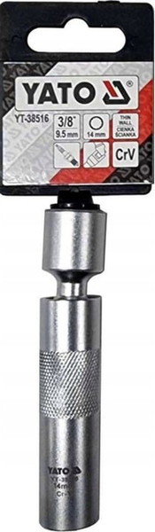 Головка слесарная Yato С шарниром для свечей зажигания / YT-38516