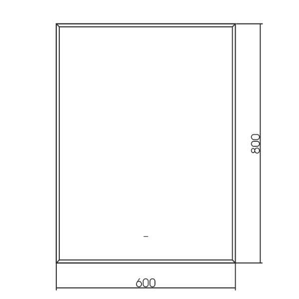 Зеркало Silver Mirrors Алмина 60x80 / LED-00002705