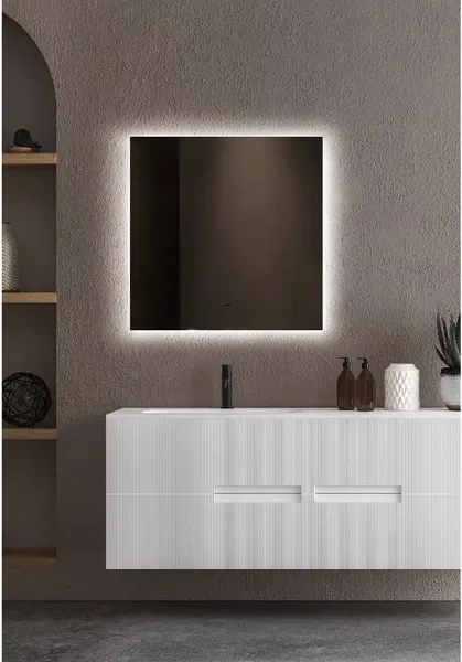 Зеркало Silver Mirrors Алмина 80x80 / LED-00002717 - фото