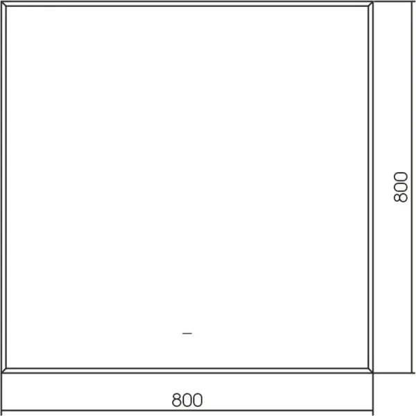 Зеркало Silver Mirrors Алмина 80x80 / LED-00002717