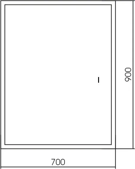 Зеркало Silver Mirrors Ливия 70x90 / LED-00002919