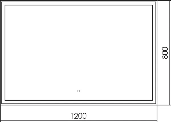 Зеркало Silver Mirrors Ливия 80x120 / LED-00002691