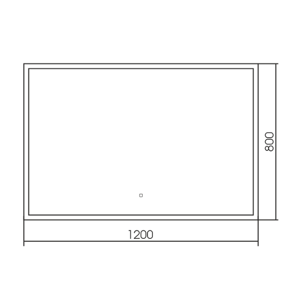 Зеркало Silver Mirrors Norma neo 120x80 / LED-00002643