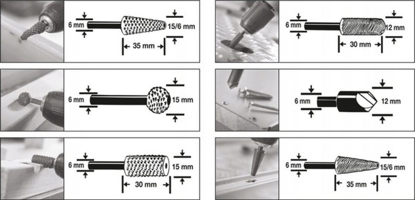 Набор борфрез Yato YT-61712