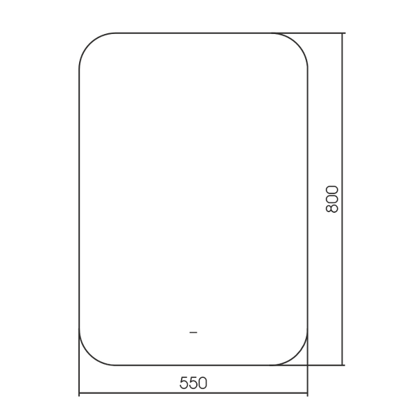 Зеркало Silver Mirrors Паллада 55x80 / LED-00002700