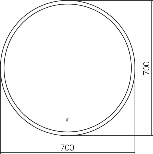 Зеркало Silver Mirrors Perla lite D700-ТХ / LED-00002984