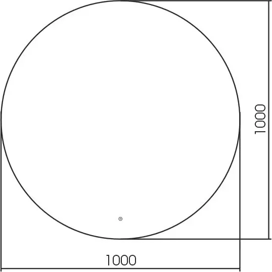 Зеркало Silver Mirrors Саванна ТХ d1000 / LED-00002932