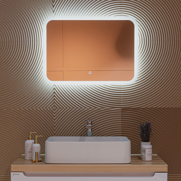 Зеркало Silver Mirrors Stiv-Lite 70x50 / LED-00002779 - фото