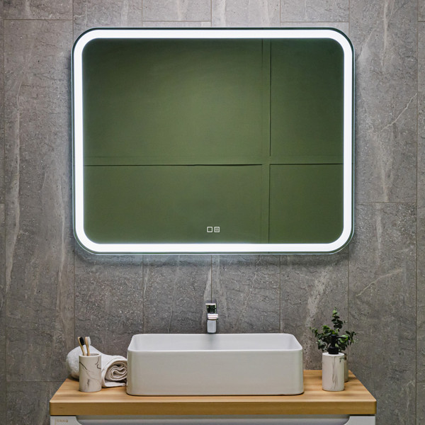 Зеркало Silver Mirrors Stiv neo 2 100x80 / LED-00002422 - фото