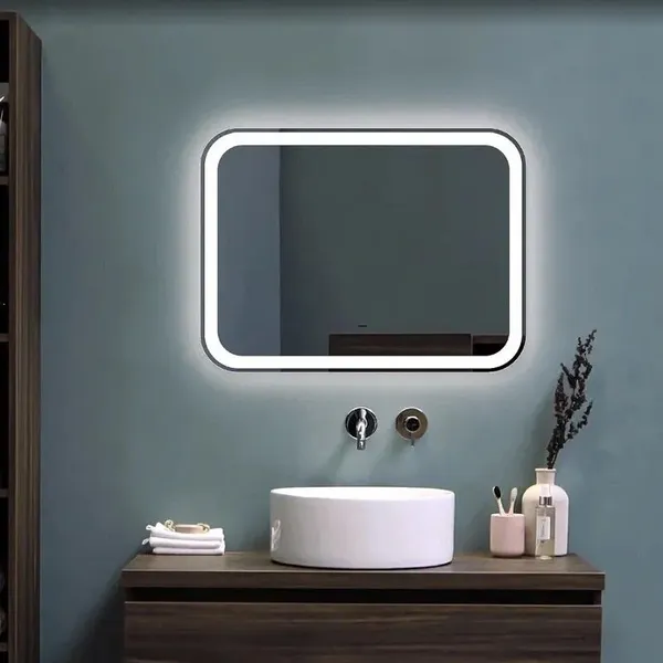 Зеркало Silver Mirrors Stiv neo 2.1 100x80 / LED-00002921 - фото