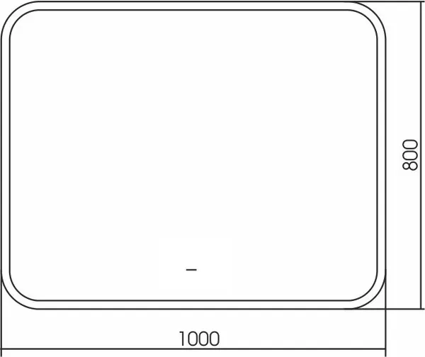 Зеркало Silver Mirrors Stiv neo 2.1 100x80 / LED-00002921