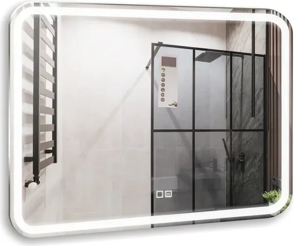 Зеркало Silver Mirrors Stiv neo 2.1 80x60 / LED-00002924