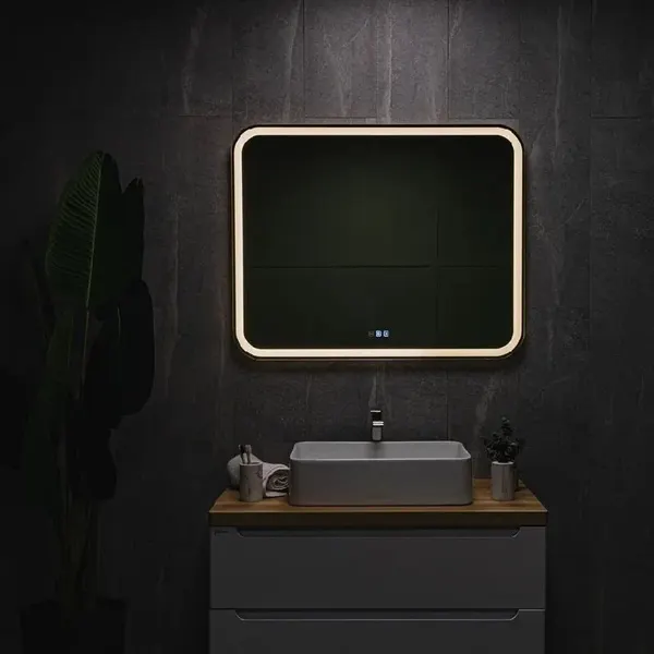 Зеркало Silver Mirrors Stiv neo P.2 100x80 / LED-00003046