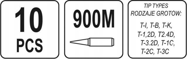 Набор паяльных жал Yato 900M YT-82526