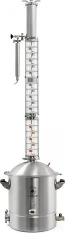 Дистиллятор бытовой Domspirt 2 Царга 12 нержавеющих тарелок + 6 медных тарелок - фото